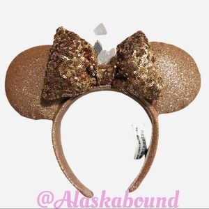 Disney Parks | Rose🌹 Gold Minnie Mouse Headband